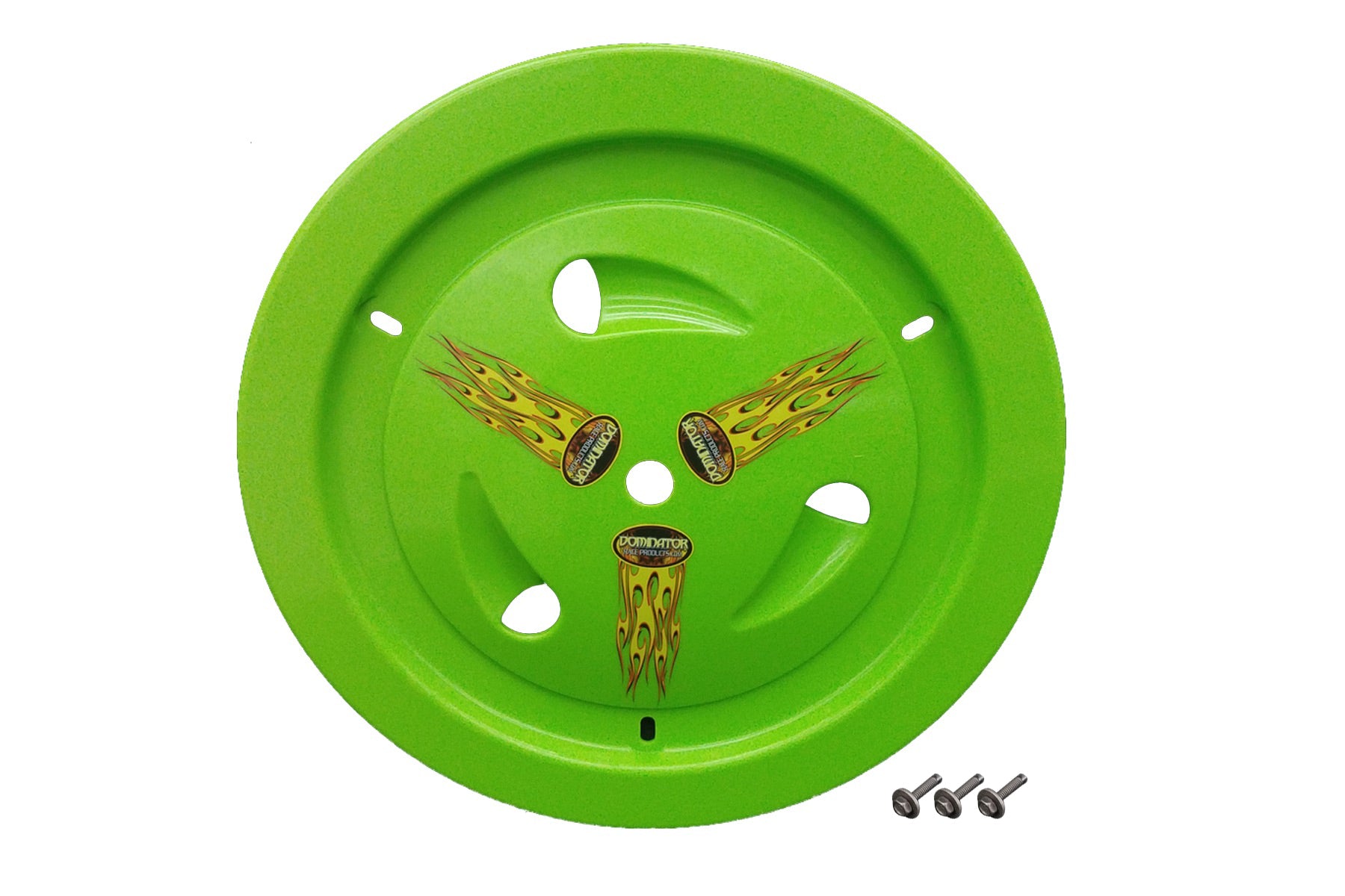 Dominator Race Body Wheel Cover Bolt-On Xtr Green Real Style