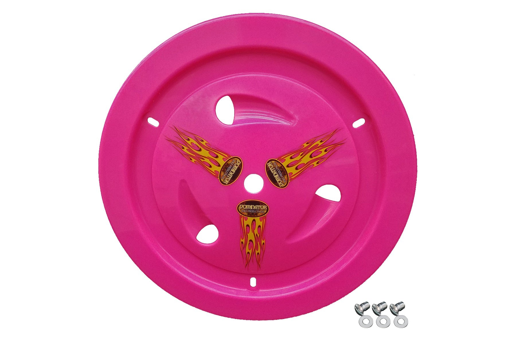 Dominator Race Body Wheel Cover Dzus-On Pink Real Style