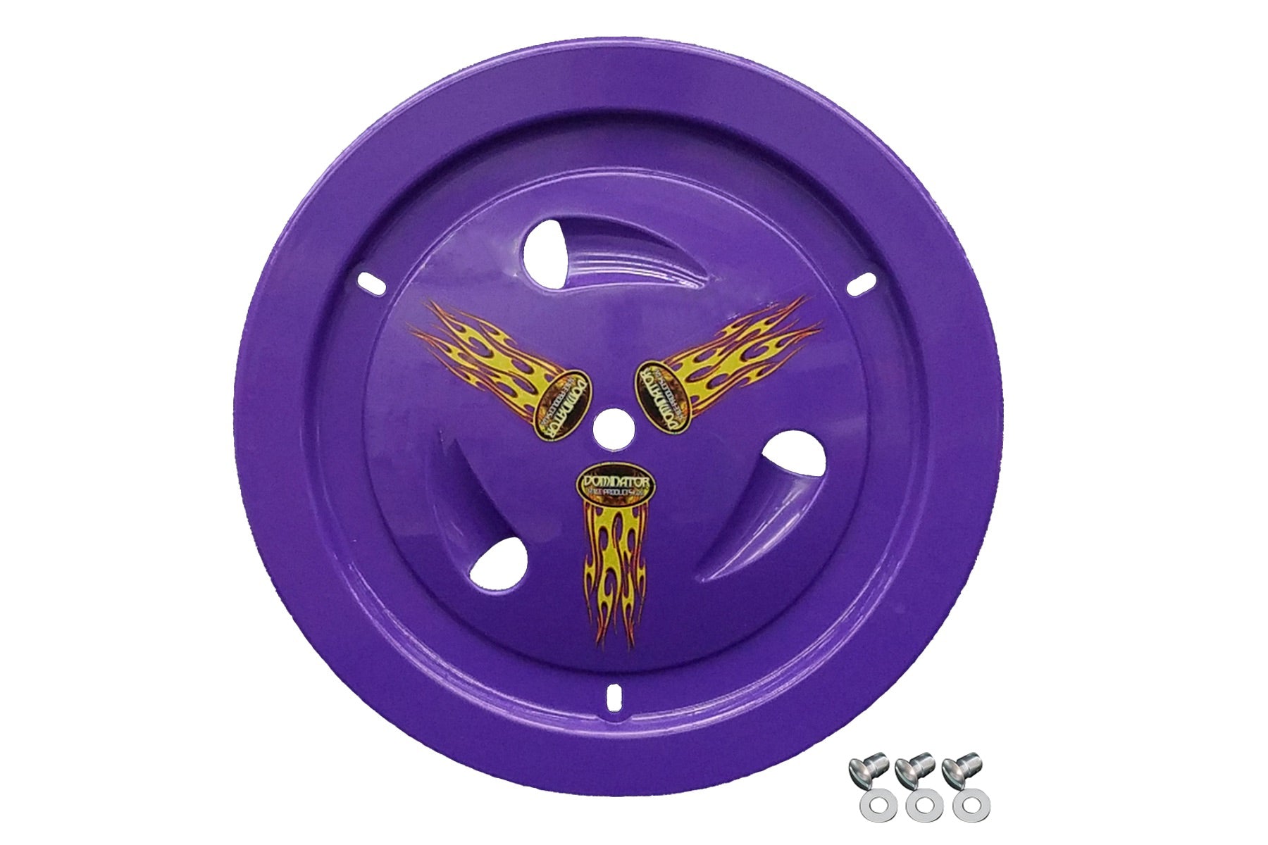Dominator Race Body Wheel Cover Dzus-On Purple Real Style