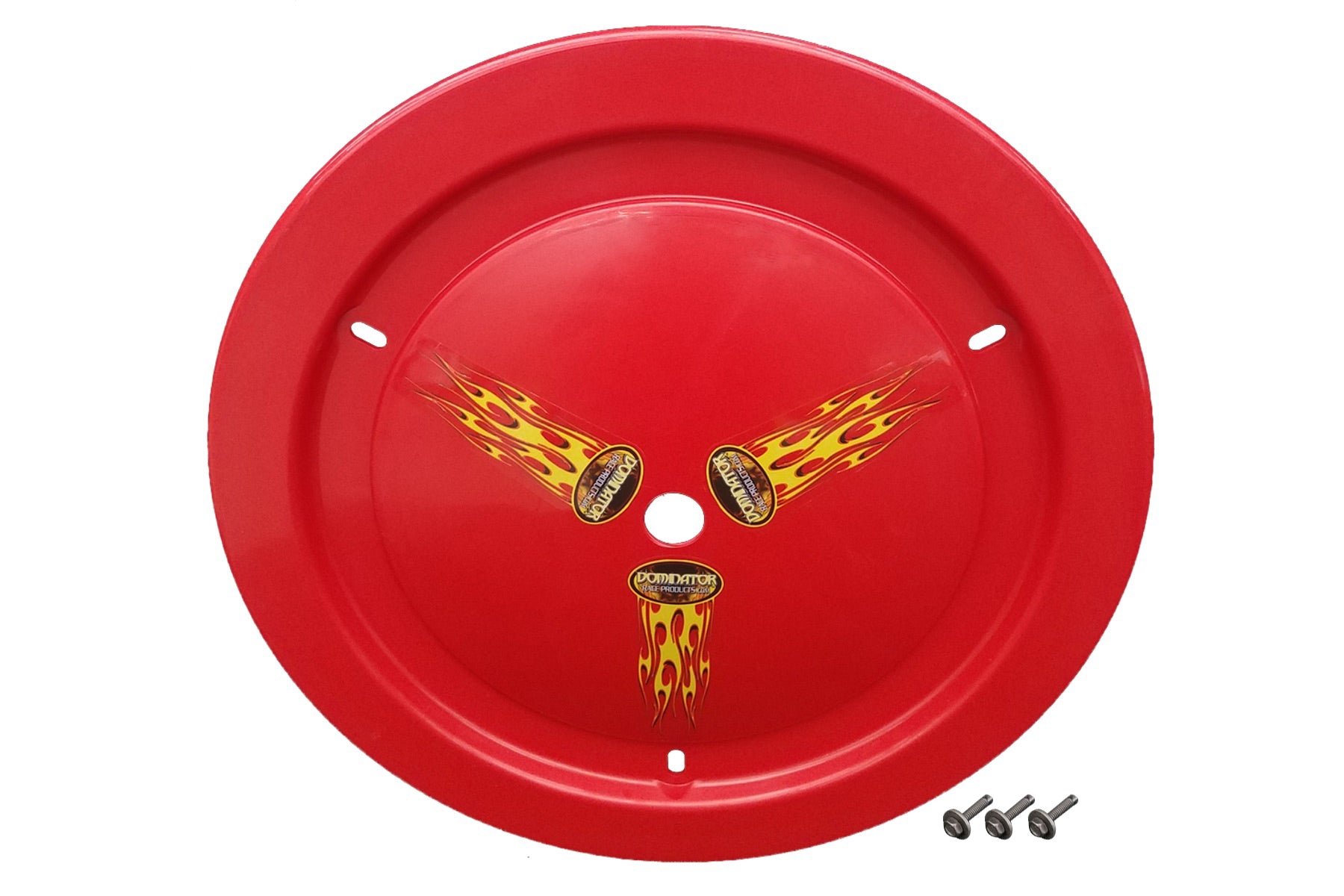 Dominator Race Body Wheel Cover Bolt-On Red