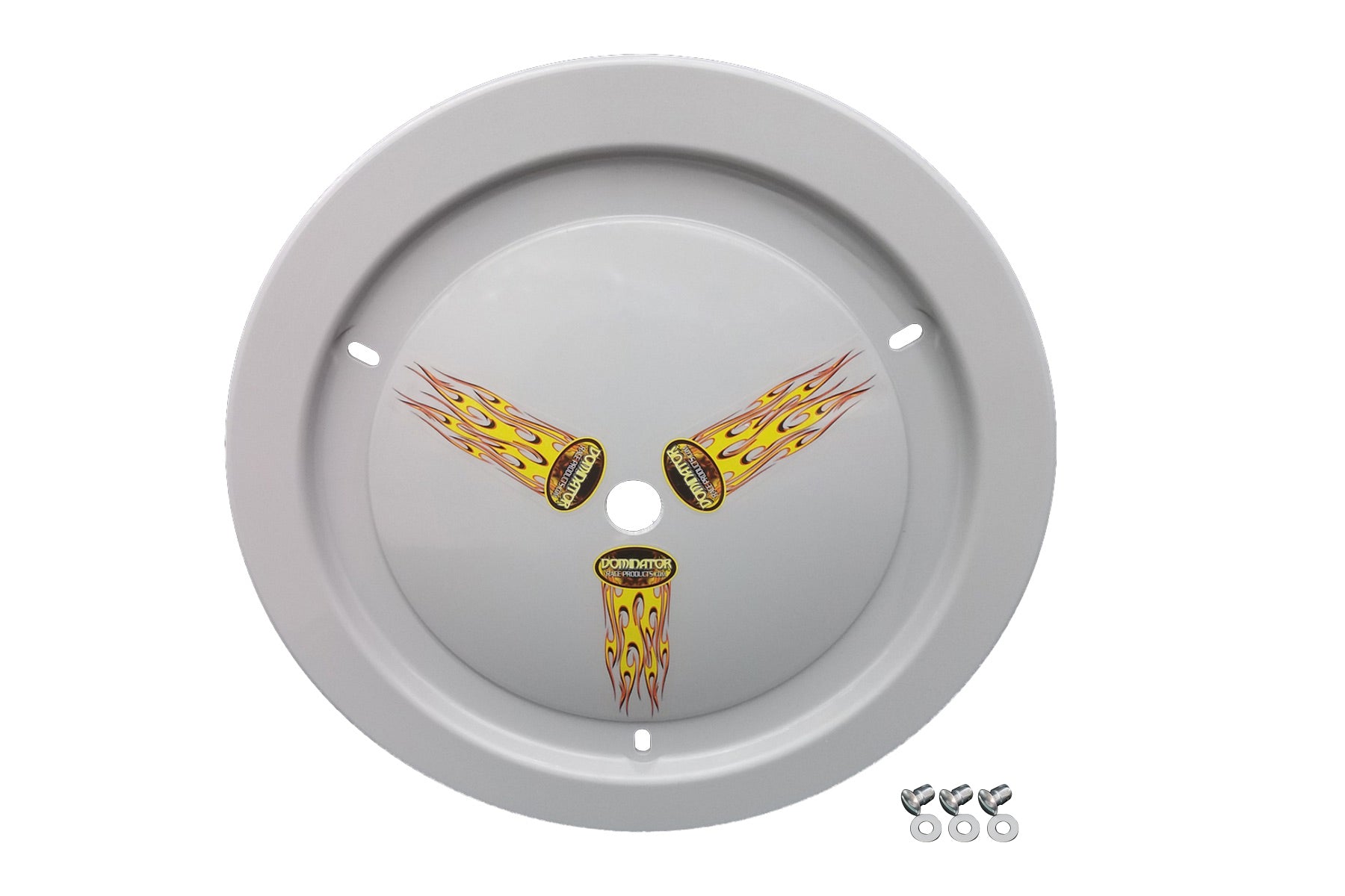 Dominator Race Body Wheel Cover Dzus-On Gray