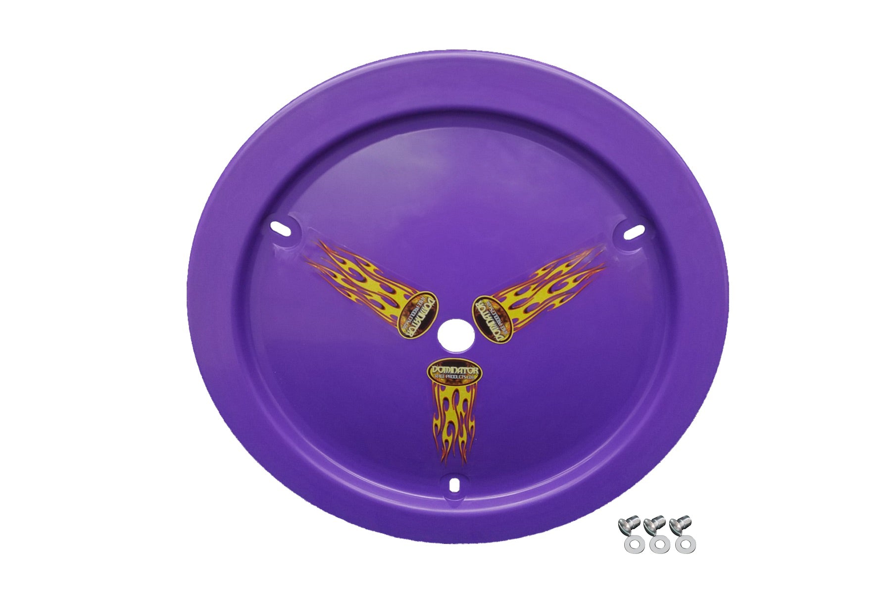Dominator Race Body Wheel Cover Dzus-On Purple