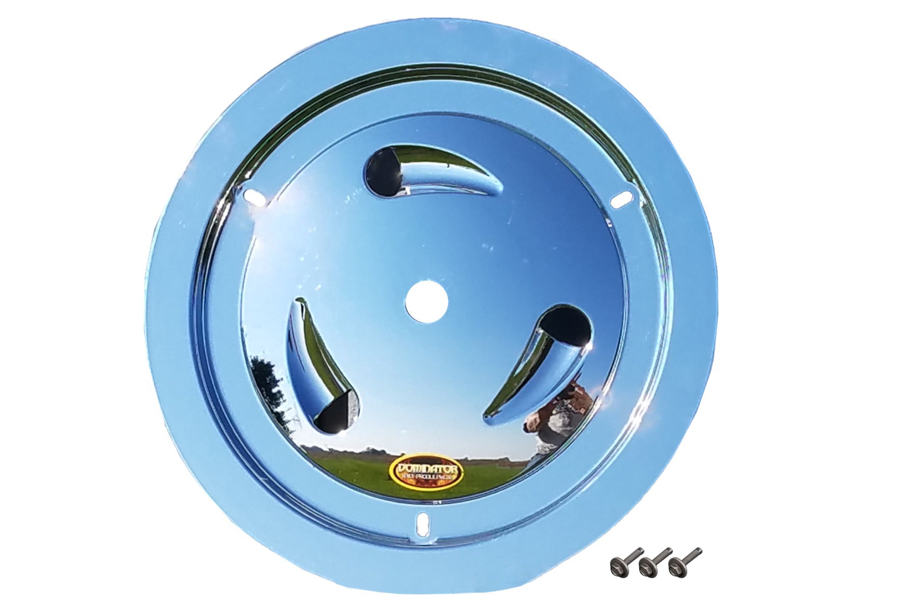 Dominator Race Body Wheel Cover Bolt-On Chrome