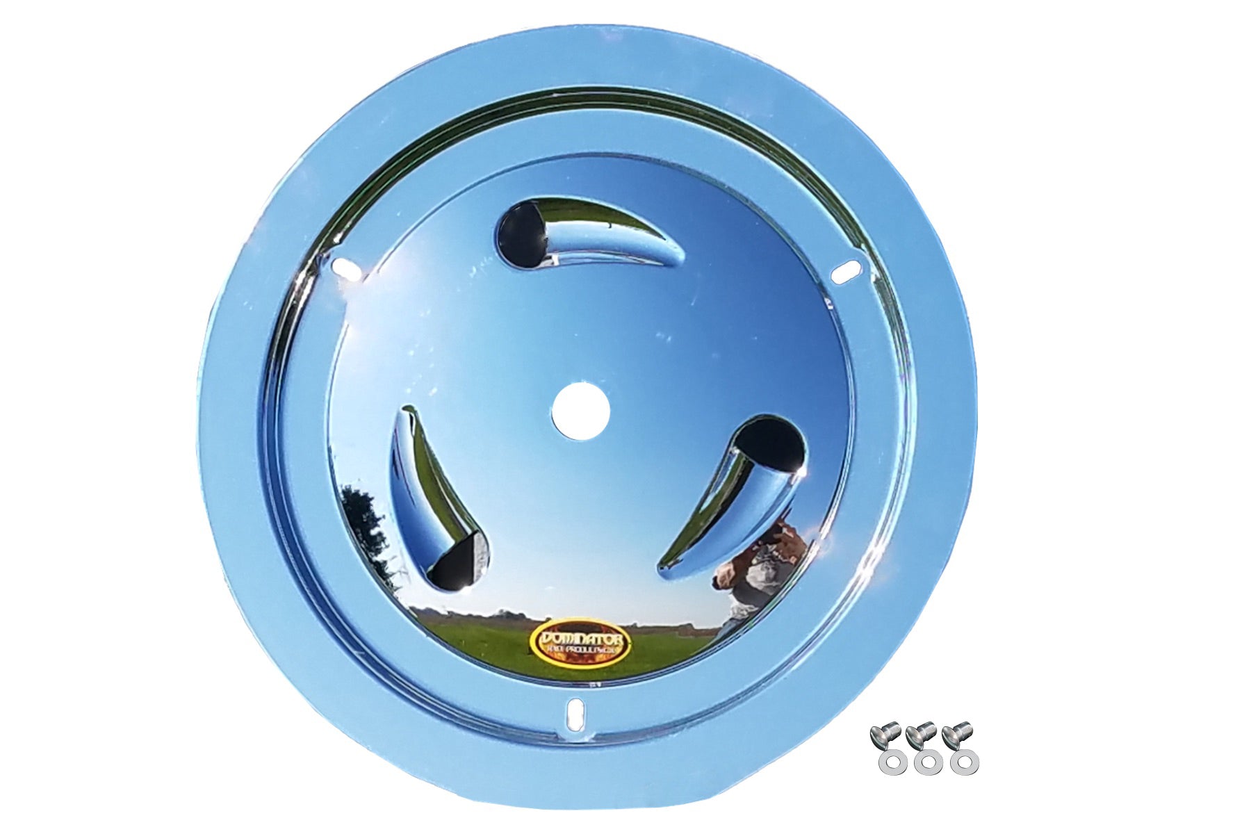 Dominator Race Body Wheel Cover Dzus-On Chrome