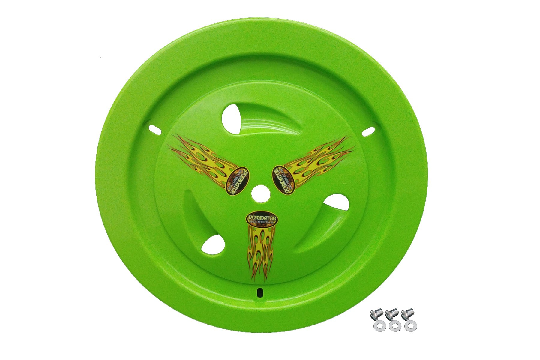 Dominator Race Body Wheel Cover Dzus-On Xtr Green