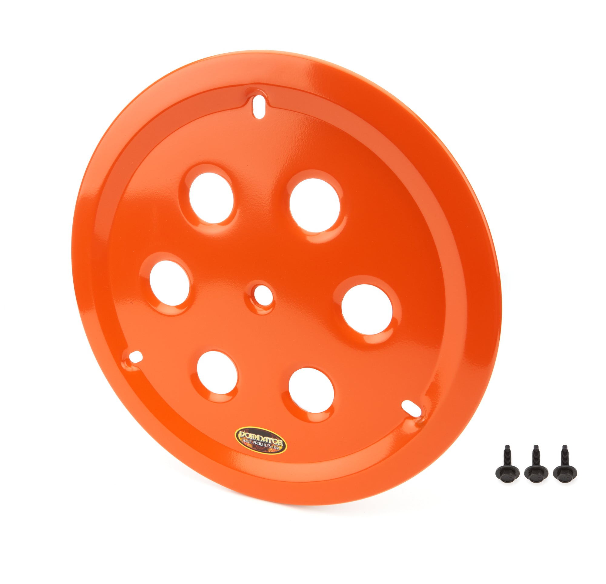 Dominator Race Body Wheel Cover Hole Vent Alum Bolt 15in Orange