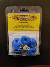 Load image into Gallery viewer, Dominator Race Body Body Bolt Kit Blue Allen Head