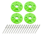 Dominator Race Body Scuff Plate Plastic 4pk Xtreme Green