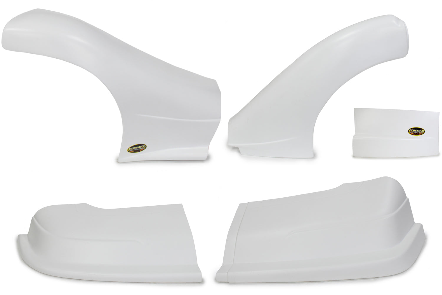Dominator Race Body Dominator Late Model Nose Kit White