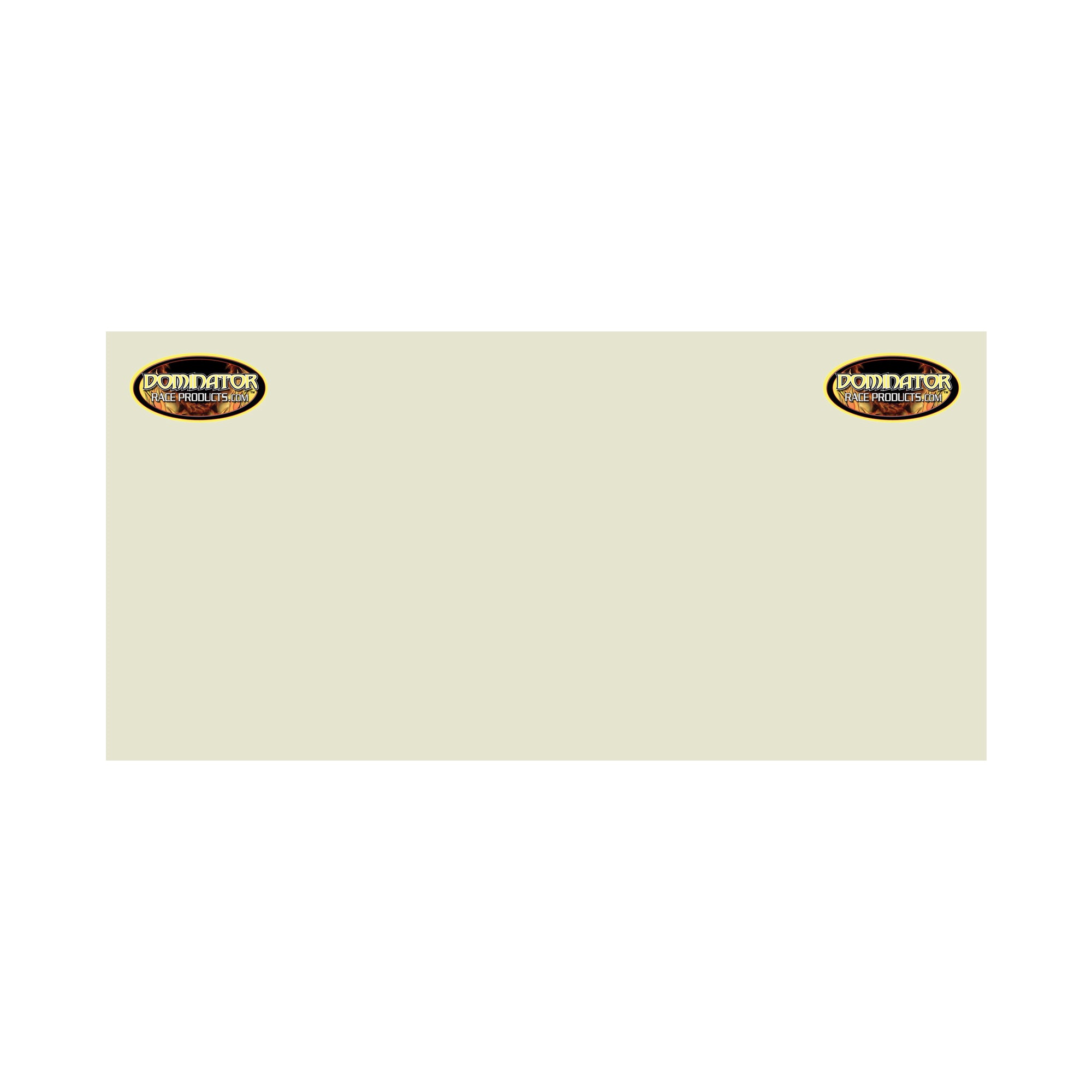 Dominator Race Body Quarter Panel Mod White  30in x 70in