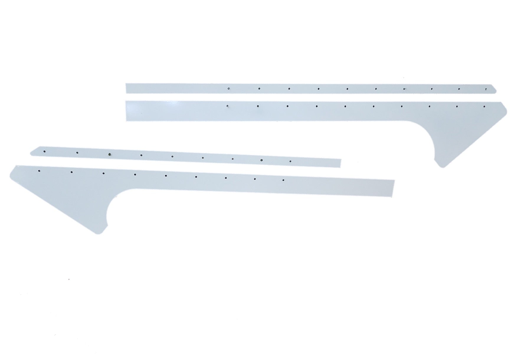 Dominator Race Body Pillar Post Alum White Pair Late Model