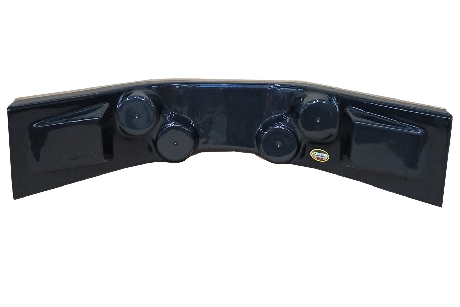 Dominator Race Body Dash Panel Curved Black 30in w x 12in d x 6.5in