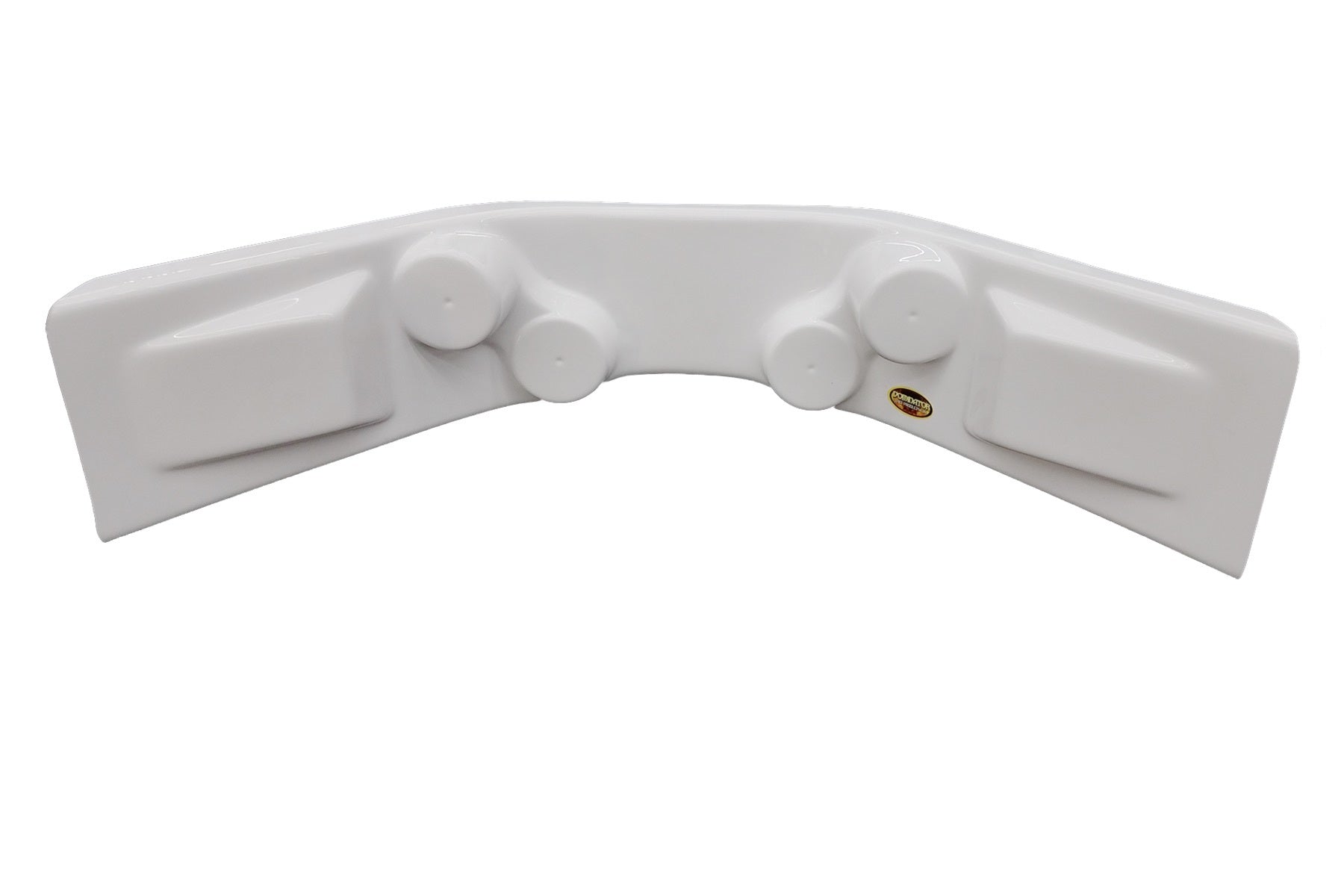 Dominator Race Body Dash Panel Curved White 30in w x 12in d x 6.5in