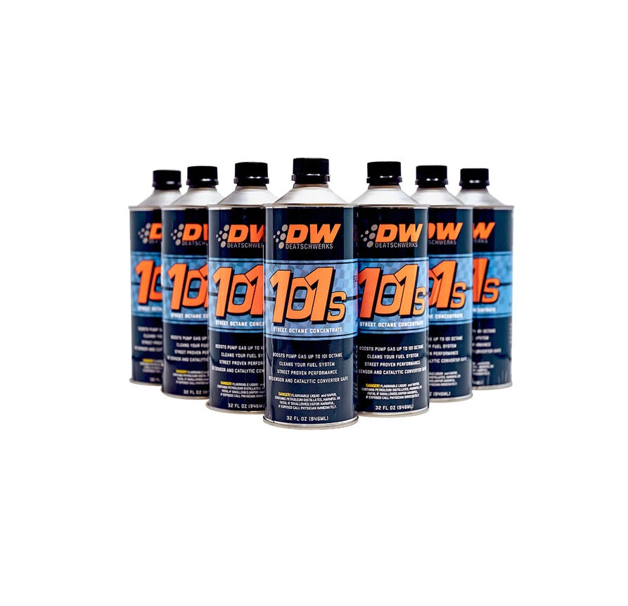 DeatschWerks 101s Street Octane Booster 32oz Concentrate — 8 Pack Fuel Additive