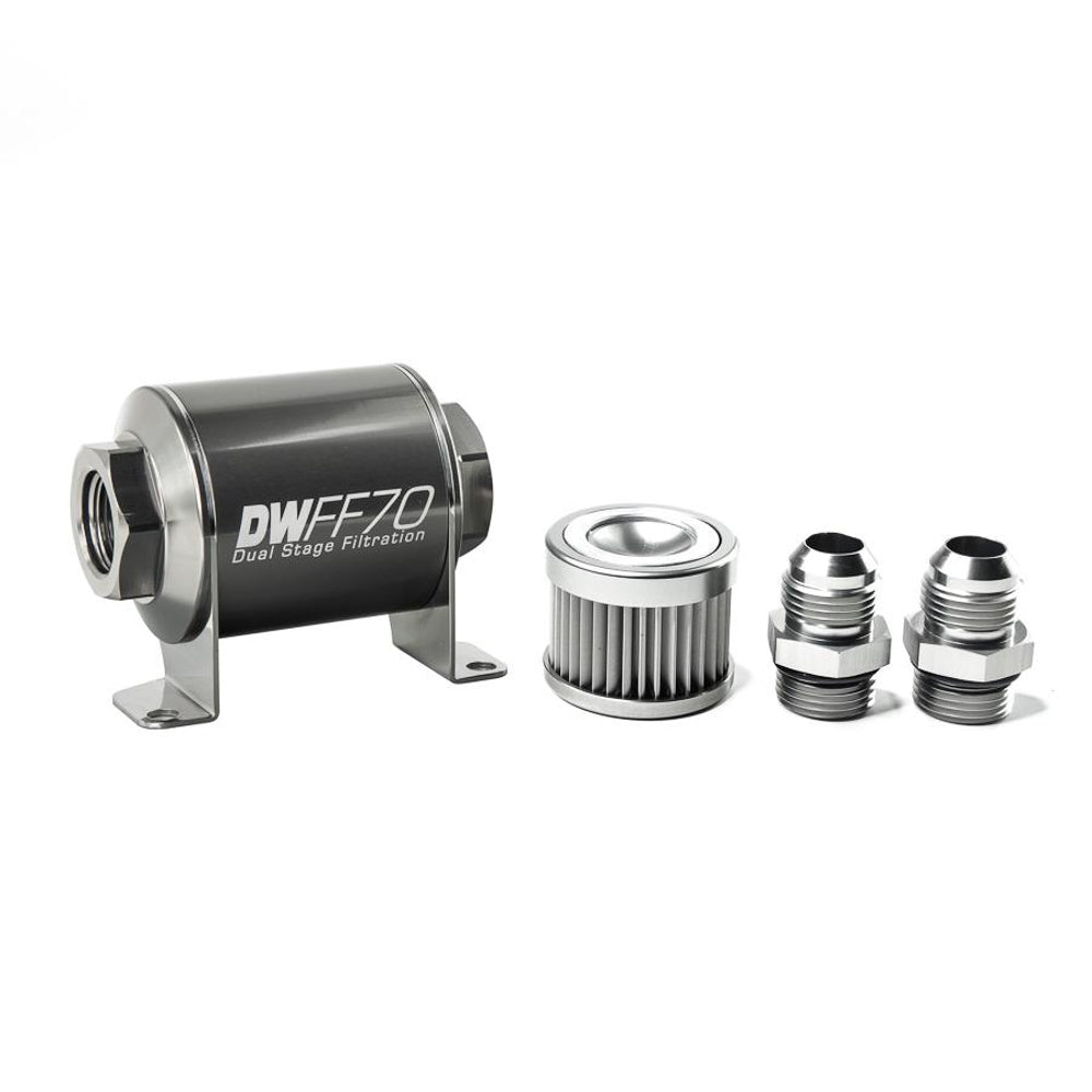 DeatschWerks In-line Fuel Filter Kit 10an 10-Micron