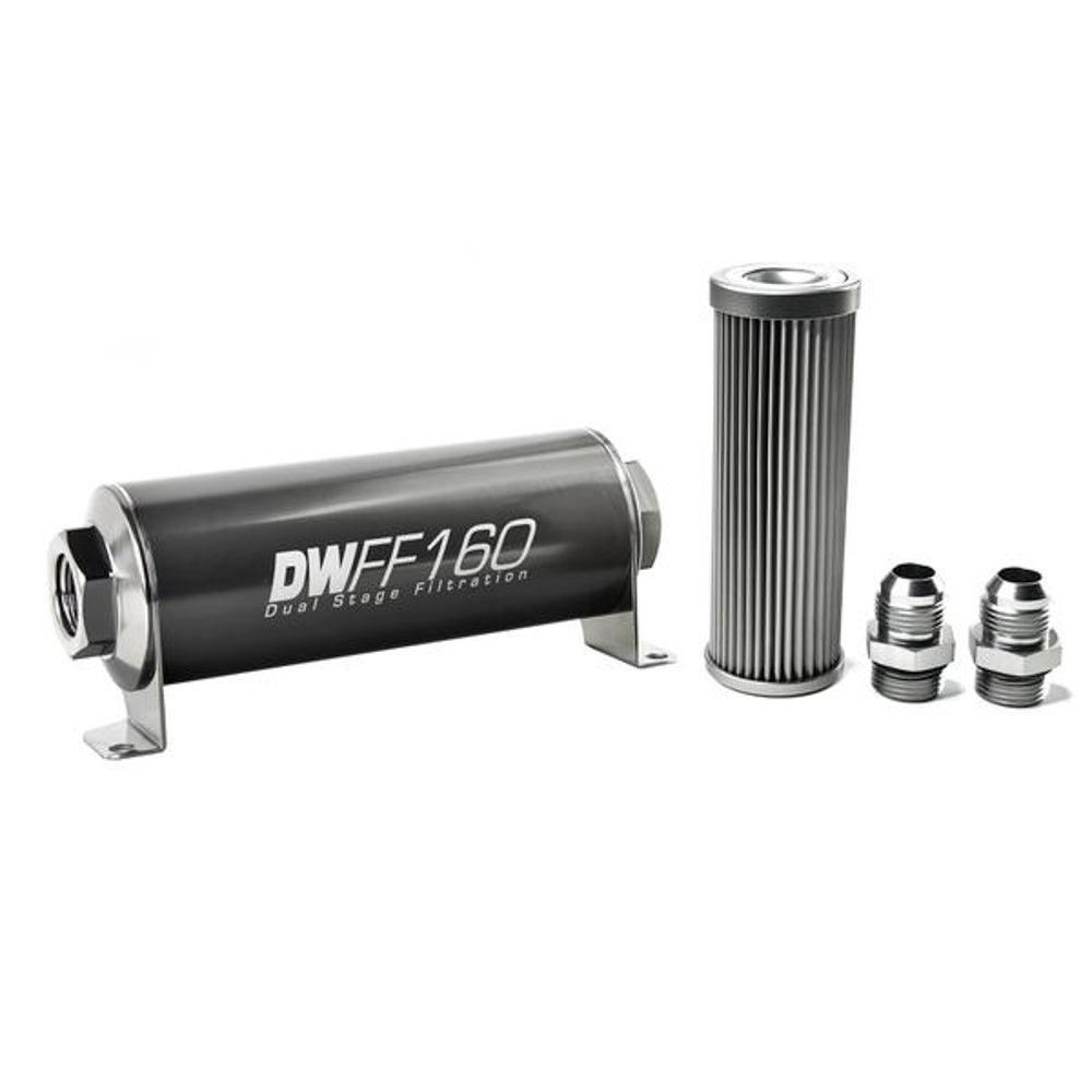 DeatschWerks In-line Fuel Filter Kit 10an 10-Micron