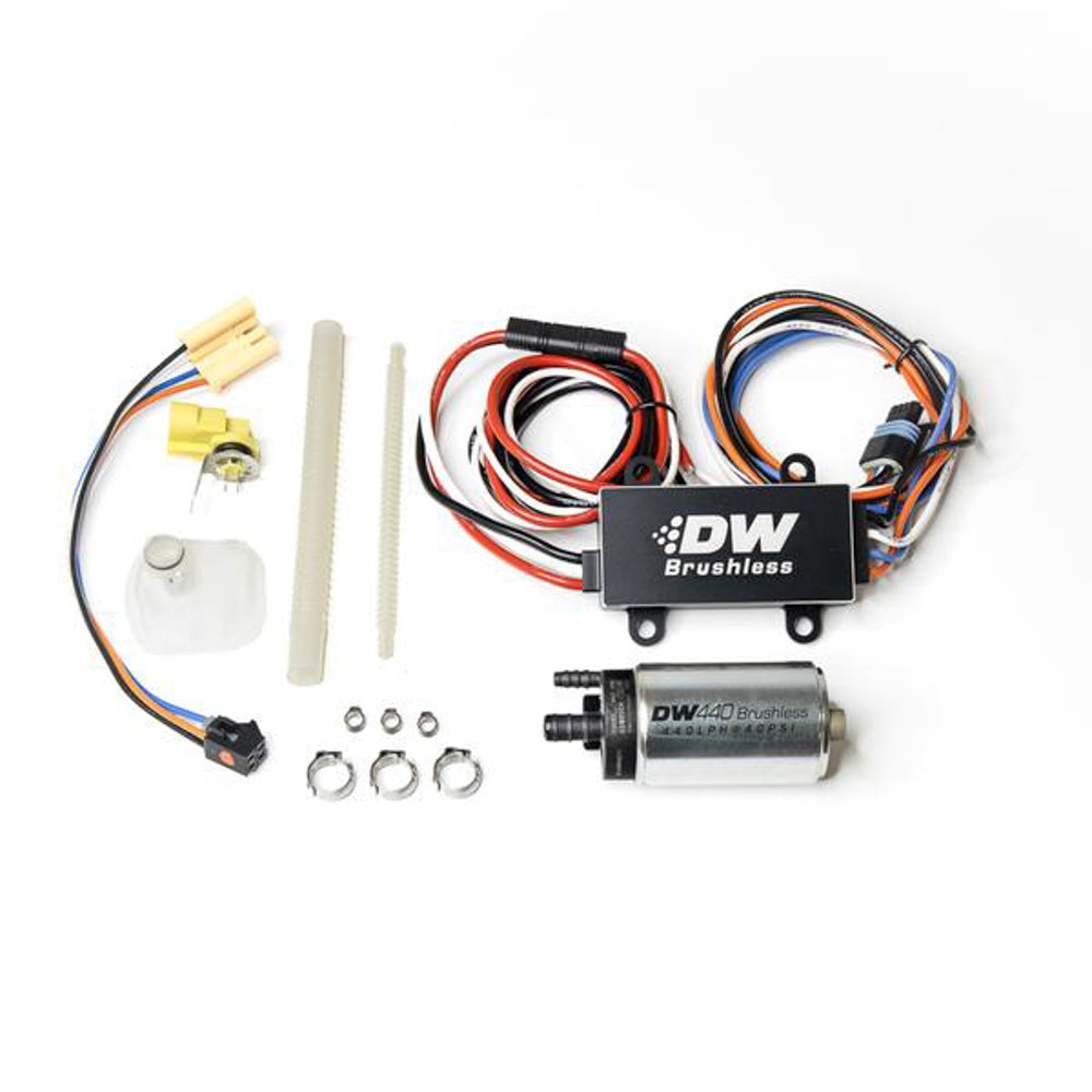 DeatschWerks 440LPH Fuel Pump Kit w/ 9-0907 Install/C103 Cont