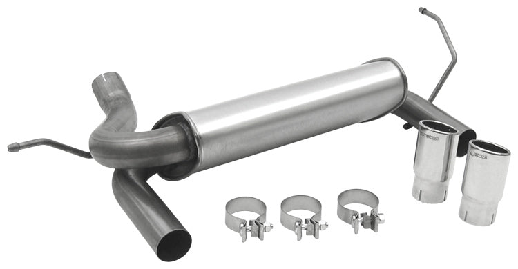 Dynomax SS Axle Back Exhaust 07-18 Wrangler 3.6/3.8L