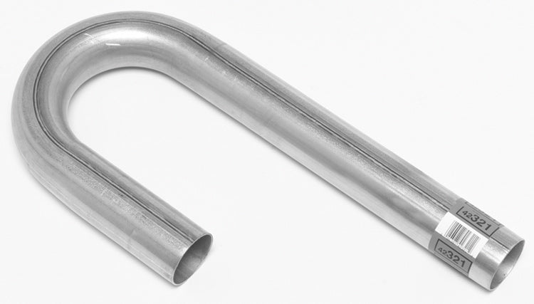 Dynomax 2.25in Aluminized J-Bend Pipe 3.5 Radius 16 Gauge