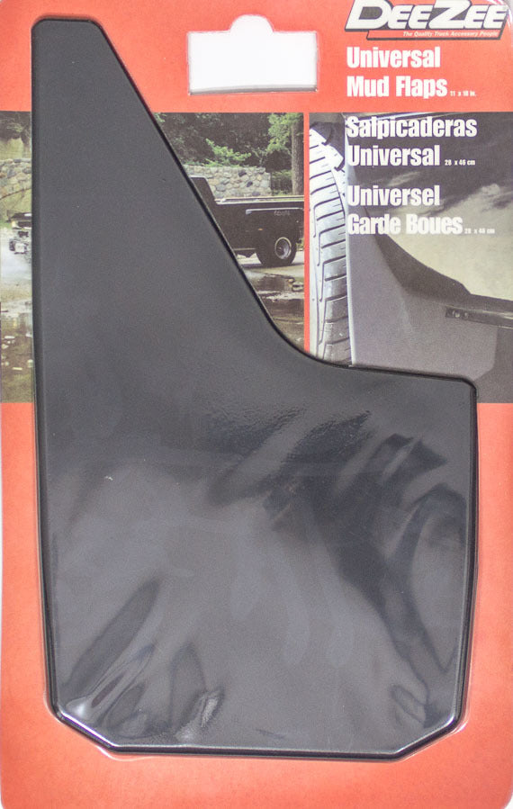 Dee Zee Universal  Mud Flaps Black 11in x 18in