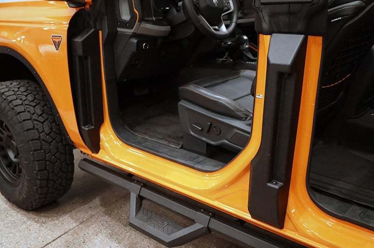 Dee Zee 21-   Ford Bronco Door Hinge Covers 4 Door