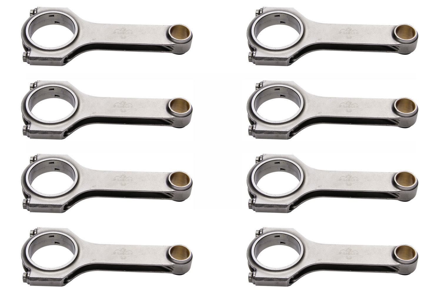 Eagle SBC 4340 Forged H-Beam Rods 6.200 w/ARP 2000