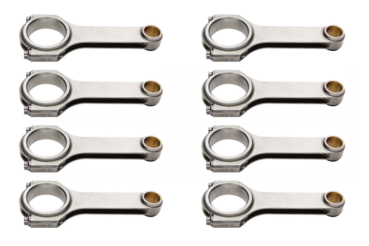 Eagle BBC 4340 Forged H-Beam Rods 6.535 w/ARP2000