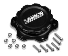 Cargar imagen en el visor de la galería, Earl&#39;s Performance Alm Fuel Cell Cap &amp; Bung w/6 Bolt Flange