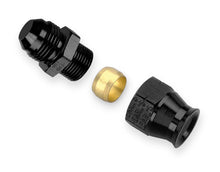 Load image into Gallery viewer, #6 Male to 3/8in Alum Tubing Adapter Black