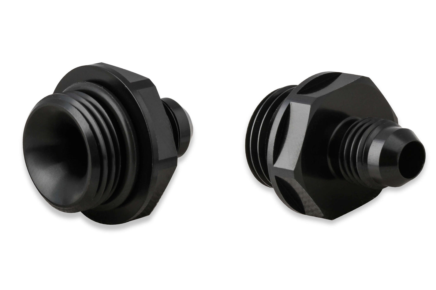Earl's Performance 6an Oil Cooler Adapter 2pk - Black