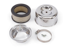 Cargar imagen en el visor de la galería, Carburador Edelbrock Chrome Round A/C de 94 litros y 2 barriles