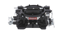 Cargar imagen en el visor de la galería, Carburador Edelbrock 600CFM con estrangulador manual, color negro