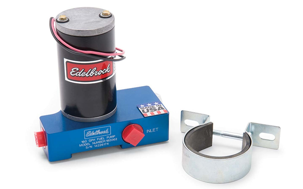 Edelbrock Carb Electric Fuel Pump 160GPH @ 12psi Blue