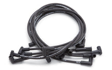 Cargar imagen en el visor de la galería, Juego de cables para bujías de fuego Edelbrock Max SBC con HEI de 90 grados, color negro