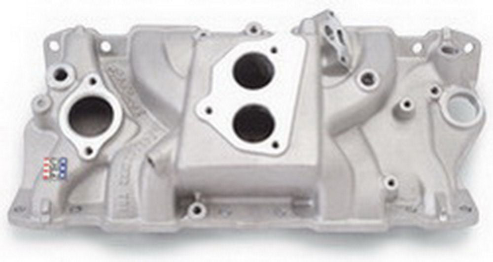 Colector TBI Edelbrock SBC Performer con EGR