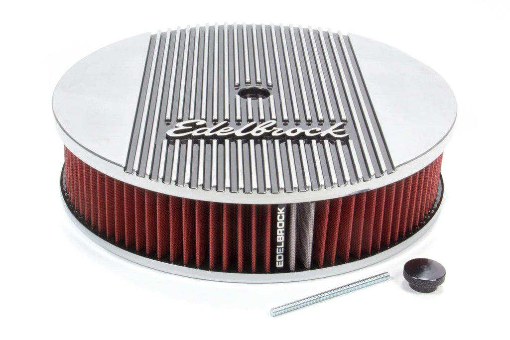 Kit de purificador de aire Edelbrock Elite II Series de 14 x 3 pulgadas