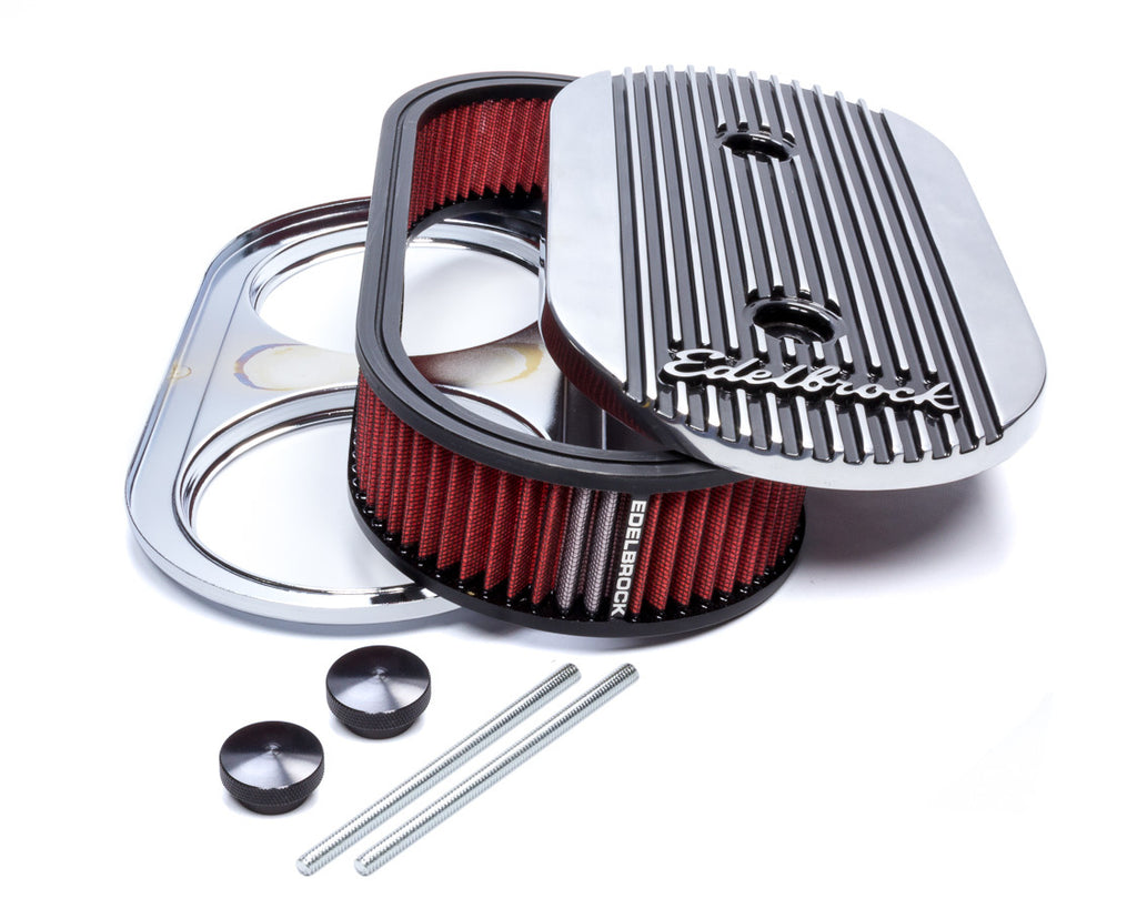 Purificador de aire ovalado serie Elite II de Edelbrock