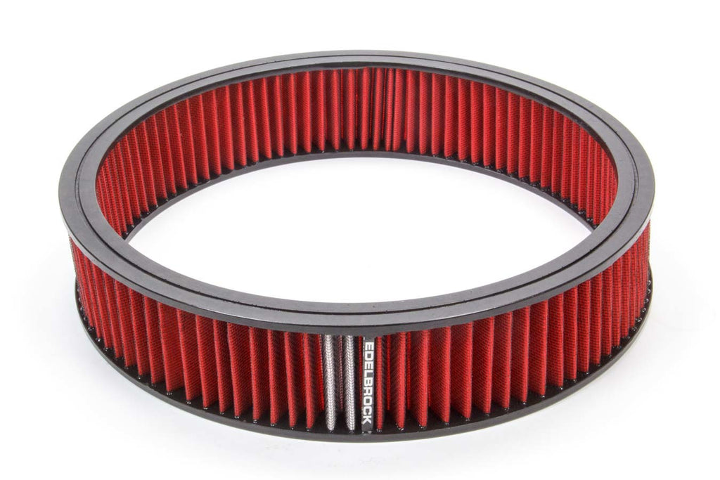 Edelbrock Air Filter Element Red 14in x 3in