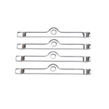 Edelbrock Chrome V/C Hold-Down Tabs - 4pcs.