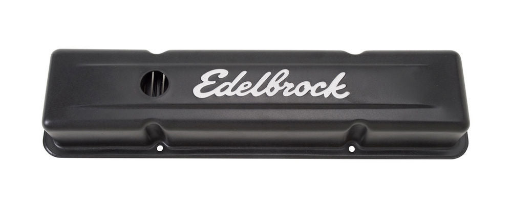 Edelbrock SBC Signature Series V/C's - Black