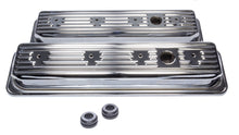 Cargar imagen en el visor de la galería, Edelbrock SBC Signature Series Valve Cove Set - Chrome