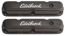 Cargar imagen en el visor de la galería, Edelbrock Signature Series V/C&#39;s SBM Black