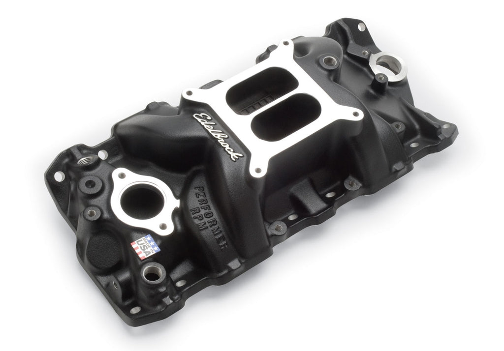 SBC Performer RPM Manifold - Black