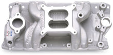 Cargar imagen en el visor de la galería, Colector de aire y gas Edelbrock SBC Performer RPM - 262-400