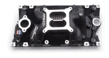 Cargar imagen en el visor de la galería, SBC Performer RPM A/G Manifold - Black