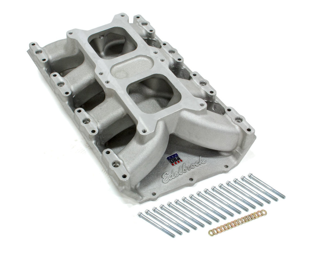 Colector de admisión cuádruple doble Hemi BBM 426 de Edelbrock para EFI