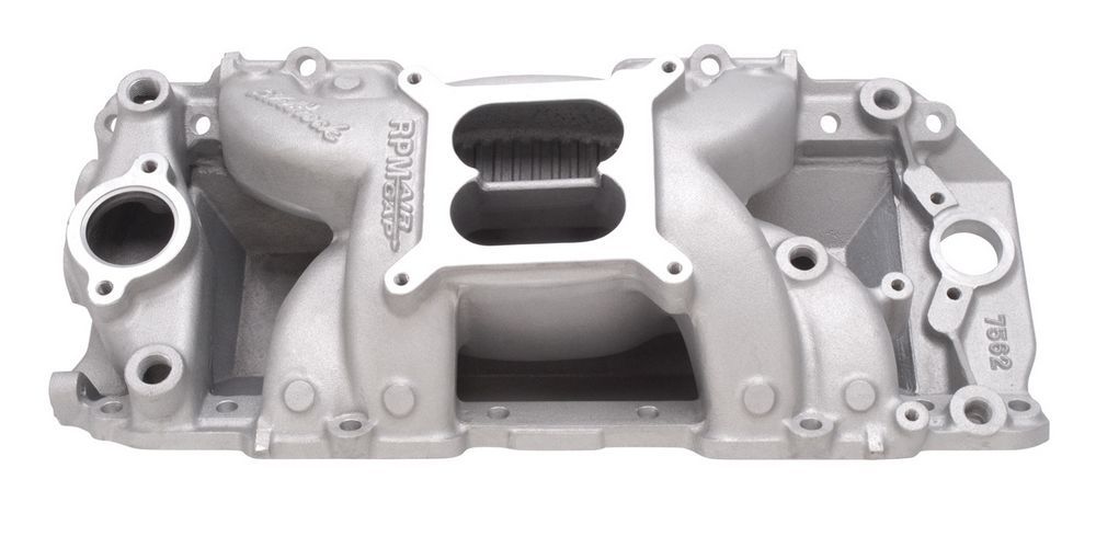 Edelbrock BBC Performer RPM A/G Manifold- R/P - 396-502