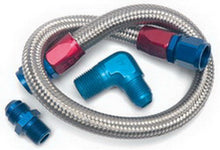 Cargar imagen en el visor de la galería, 22in Braided Fuel Line Kit