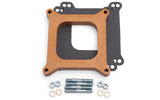 Edelbrock 3/4in Carb Spacer - Wood Style