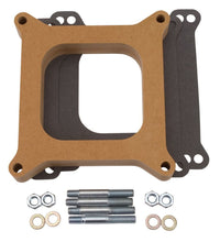 Cargar imagen en el visor de la galería, Espaciador de carburador Edelbrock de 1 pulgada de espesor, madera